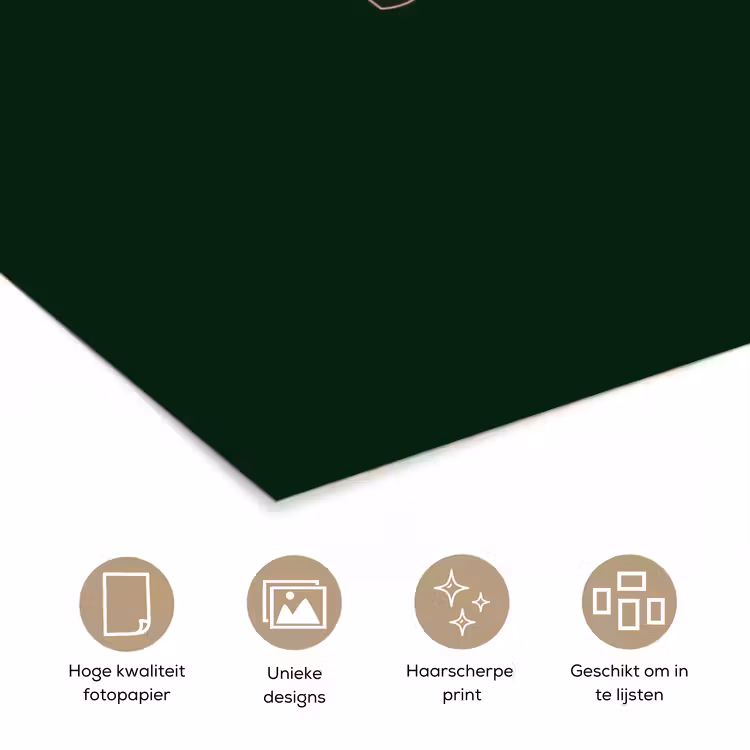 Poster - BLAH BLAH BLAH - Mond - Groen — 5