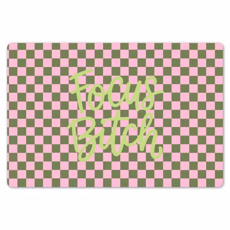 Placemat - 6 stuks - Focus - Vakken - Roze — 7