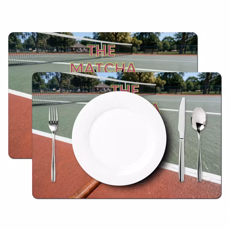 Placemat - 6 stuks - Matcha Club - Tennis - Matcha — 2