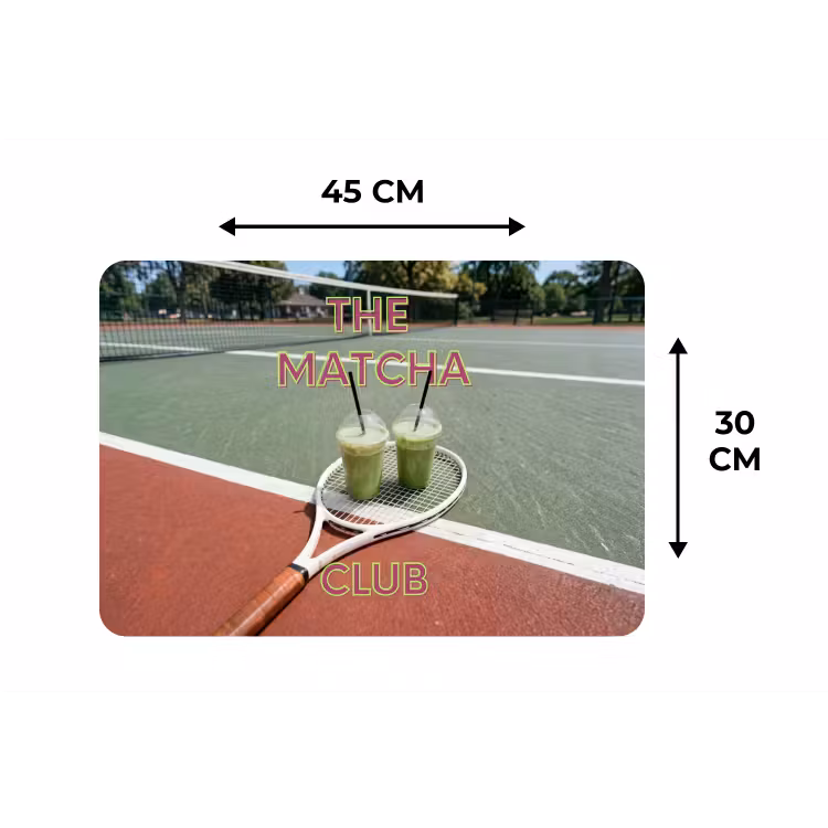 Placemat - 6 stuks - Matcha Club - Tennis - Matcha — 3