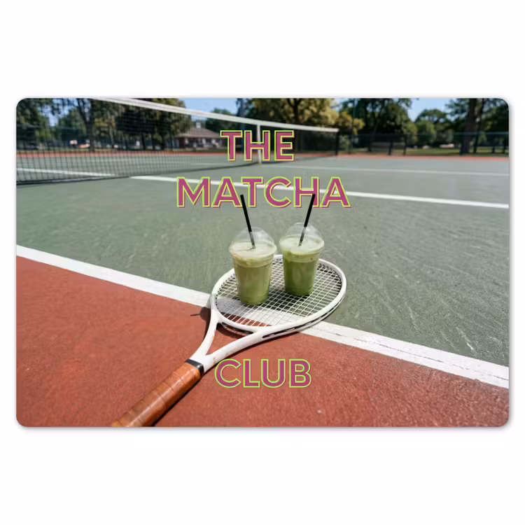 Placemat - 6 stuks - Matcha Club - Tennis - Matcha — 7