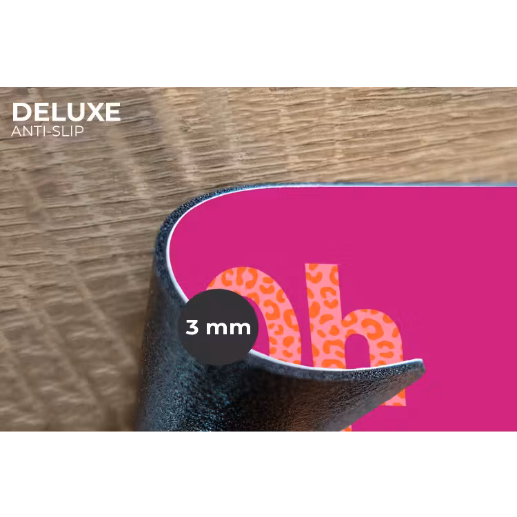 Placemat - 6 stuks - Oh la la - Luipaardprint - Roze — 4
