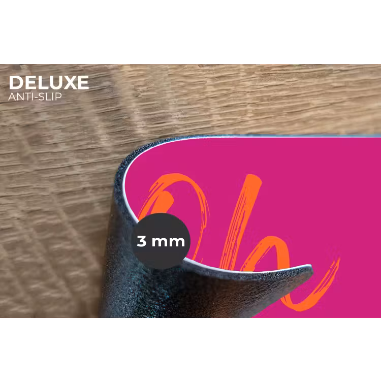 Placemat - 6 stuks - Oh la la - Oranje - Roze — 4