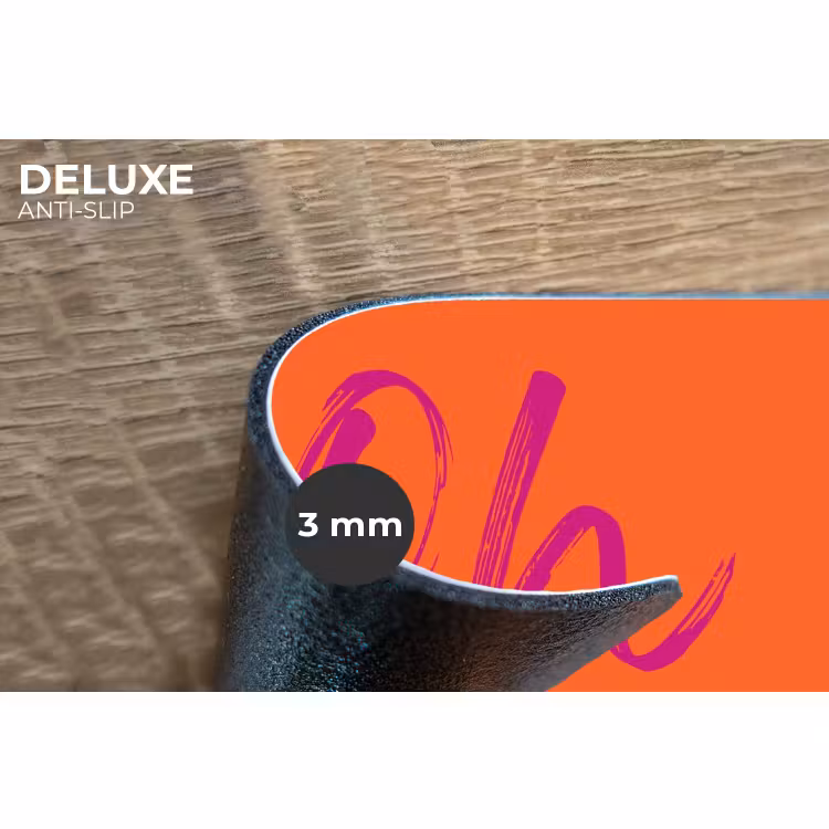 Placemat - 6 stuks - Oh la la - Oranje - Roze - Grafisch — 4