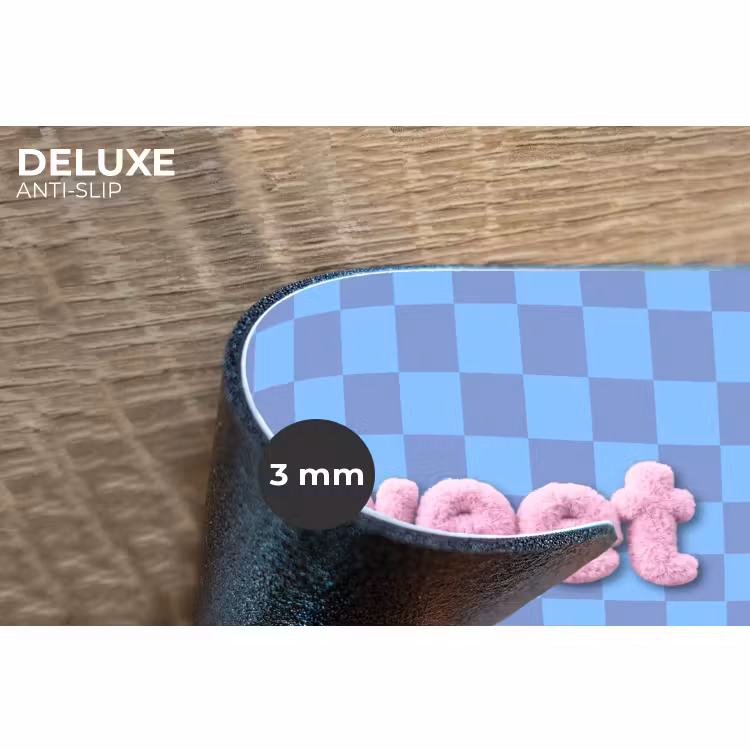 Placemat - 6 stuks - Sweet dreams - Vierkanten - Roze - Blauw — 4