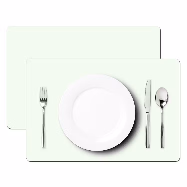 Placemat - 6 stuks - Focus - Beige - Roze - Smiley — 2