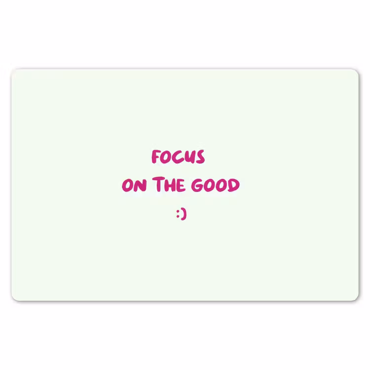 Placemat - 6 stuks - Focus - Beige - Roze - Smiley — 7
