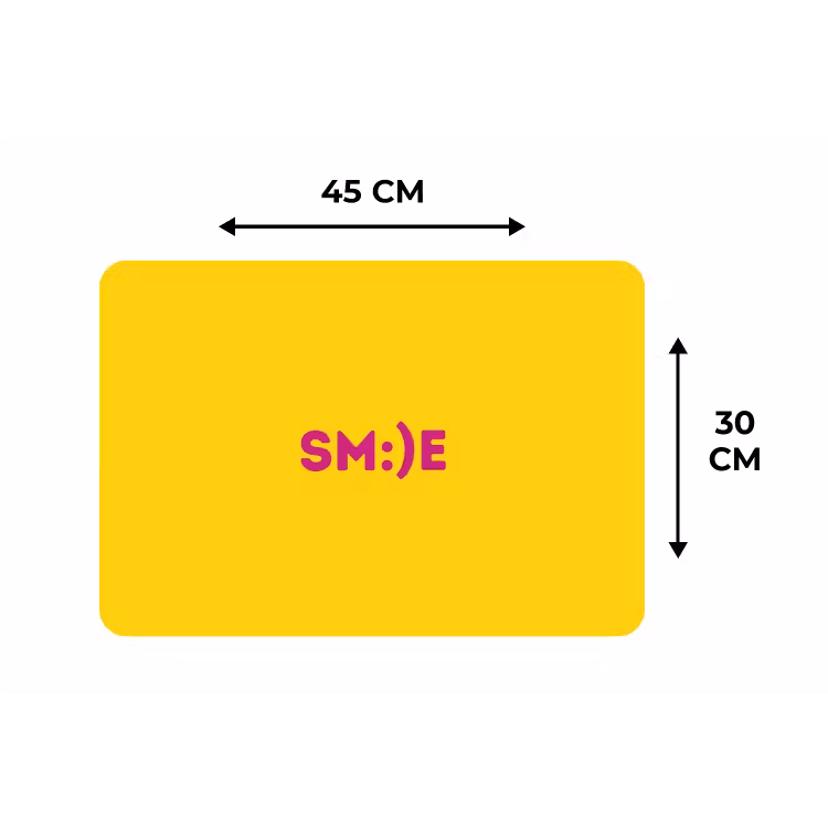 Placemat - 6 stuks - Smile - Roze - Geel — 3