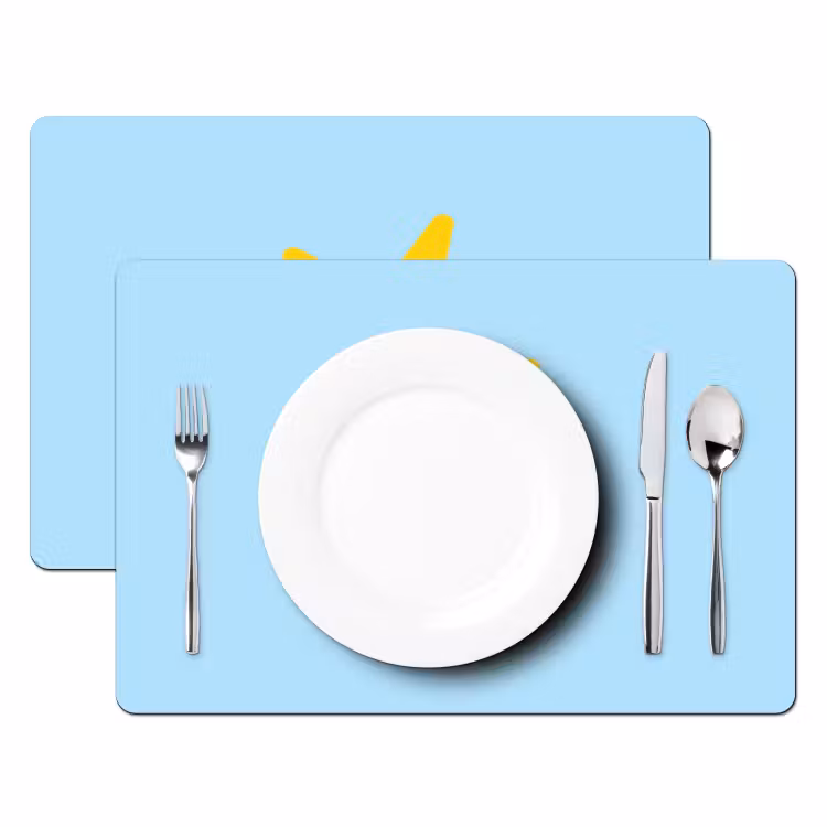 Placemat - 6 stuks - Ster - Today is a good day - Blauw — 2