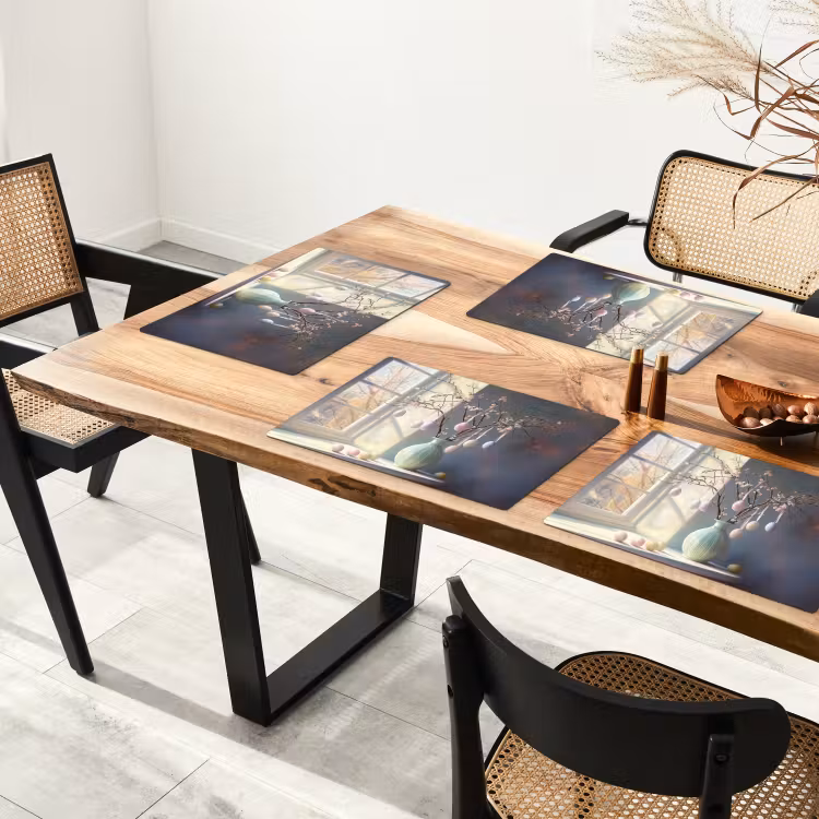 Placemat - 6 stuks - Stilleven - Vaas - Paastak — 5