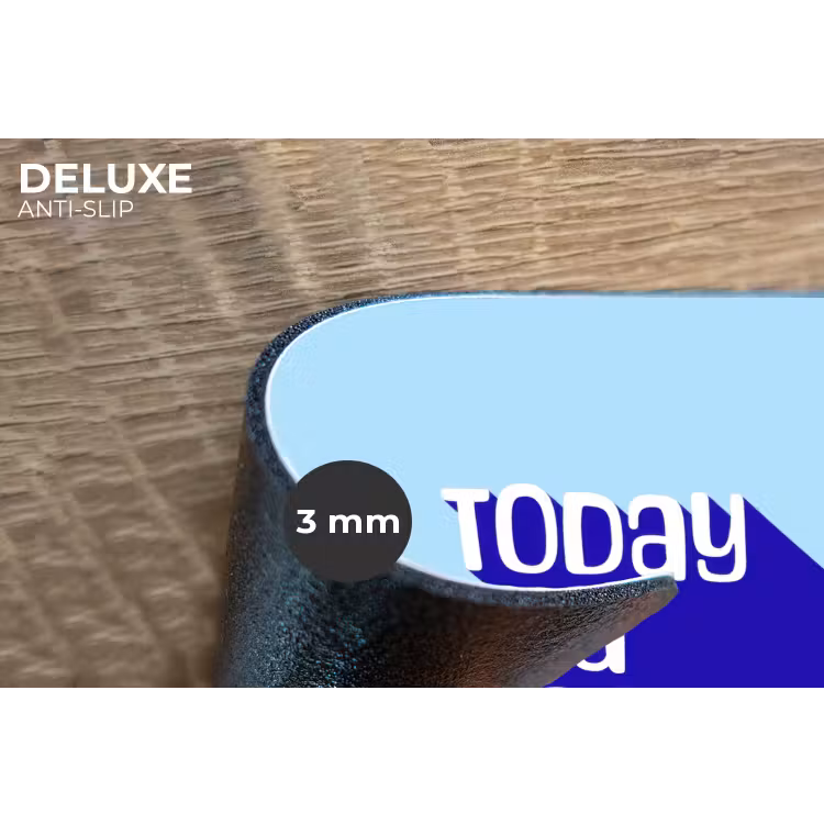 Placemat - 6 stuks - Today is a good day - Blauw - Schaduw — 4