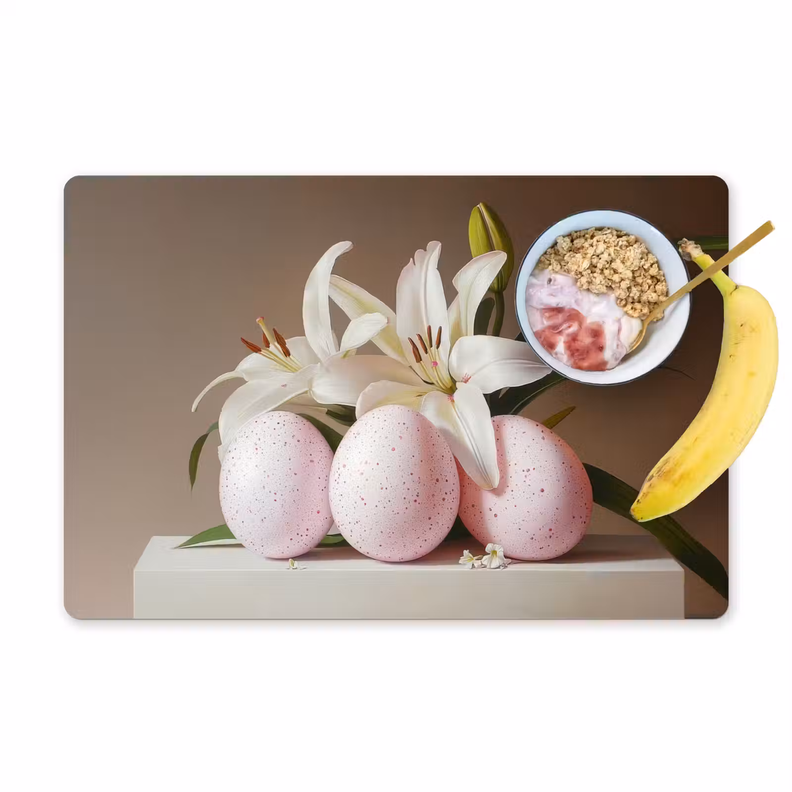 Placemat - 6 stuks - Lelies - Eieren - Pasen — 1