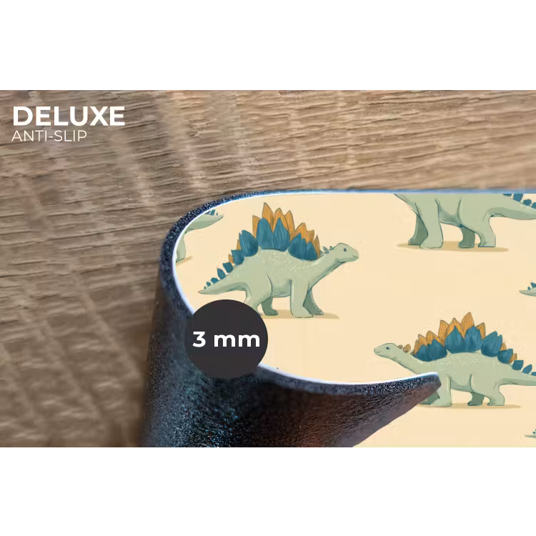 Placemat - 6 stuks - Dino - Patroon - Groen — 4