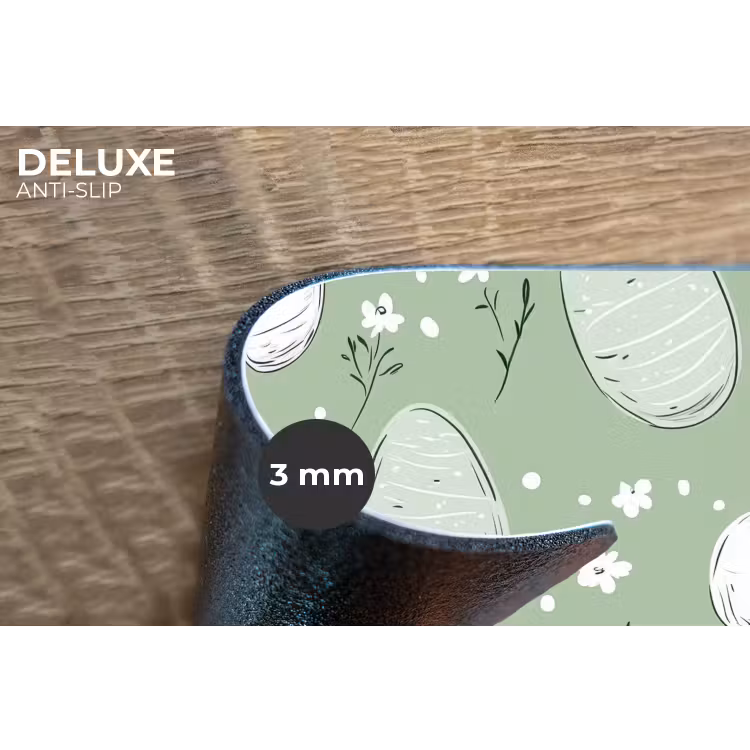 Placemat - 6 stuks - Groen - Eieren - Patroon — 4