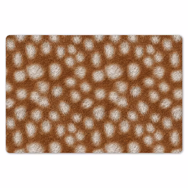Placemat - 6 stuks - Hert - Bruin - Vacht — 7