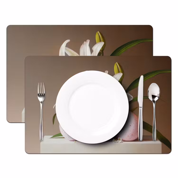 Placemat - 6 stuks - Lelies - Eieren - Pasen — 2