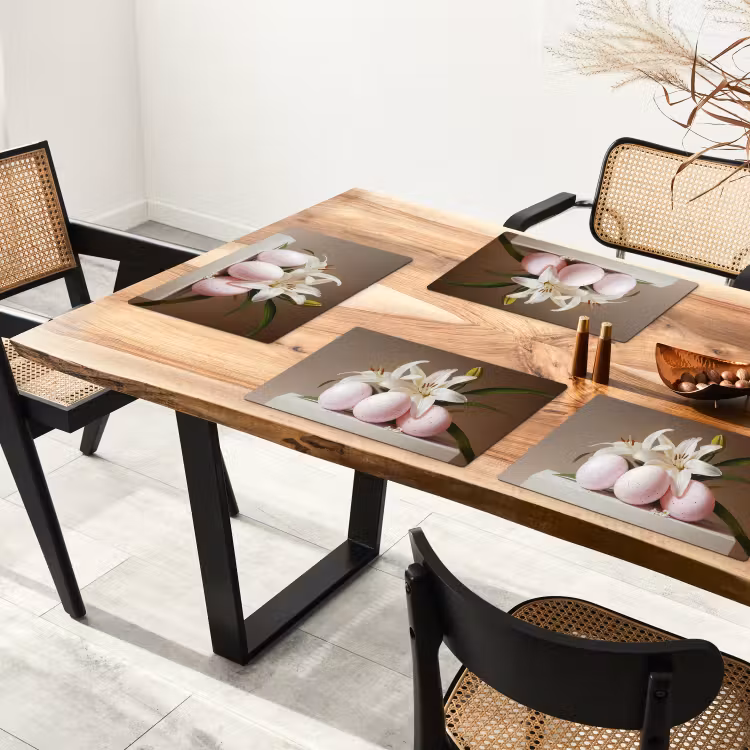 Placemat - 6 stuks - Lelies - Eieren - Pasen — 5