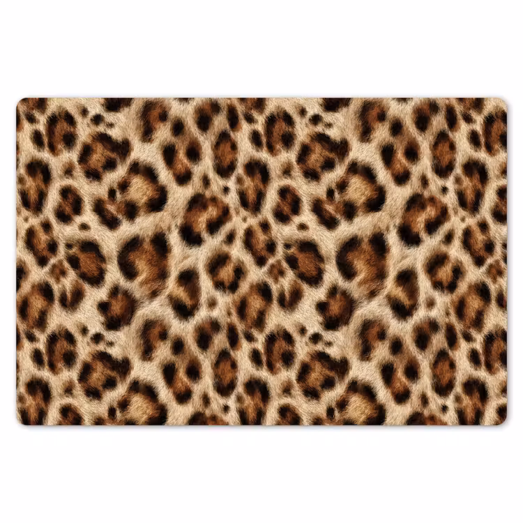Placemat - 6 stuks - Luipaard - Bruin - Vacht — 7