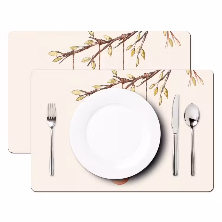 Placemat - 6 stuks - Paastak - Strikje - Eieren — 2