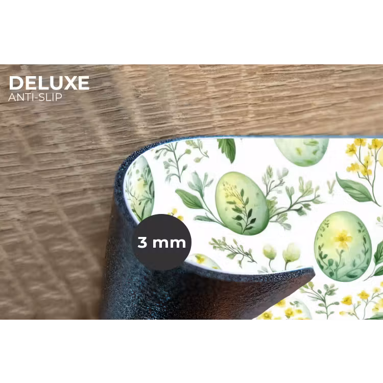 Placemat - 6 stuks - Patroon - Groen - Eieren — 4