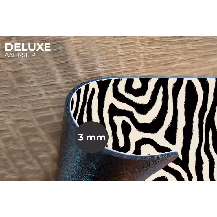 Placemat - 6 stuks - Zebra - Zwart - Abstract — 4