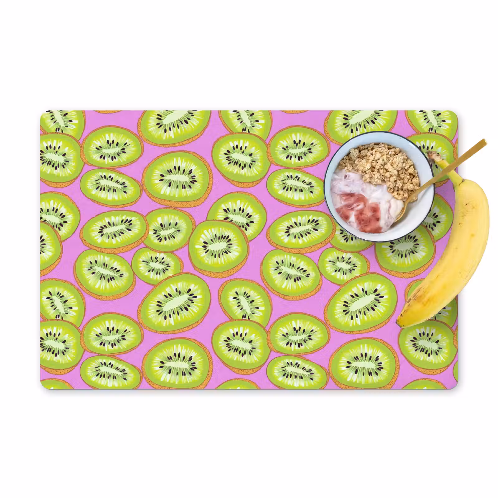 Placemat - 6 stuks - Kiwi - Speels - Groen — 1