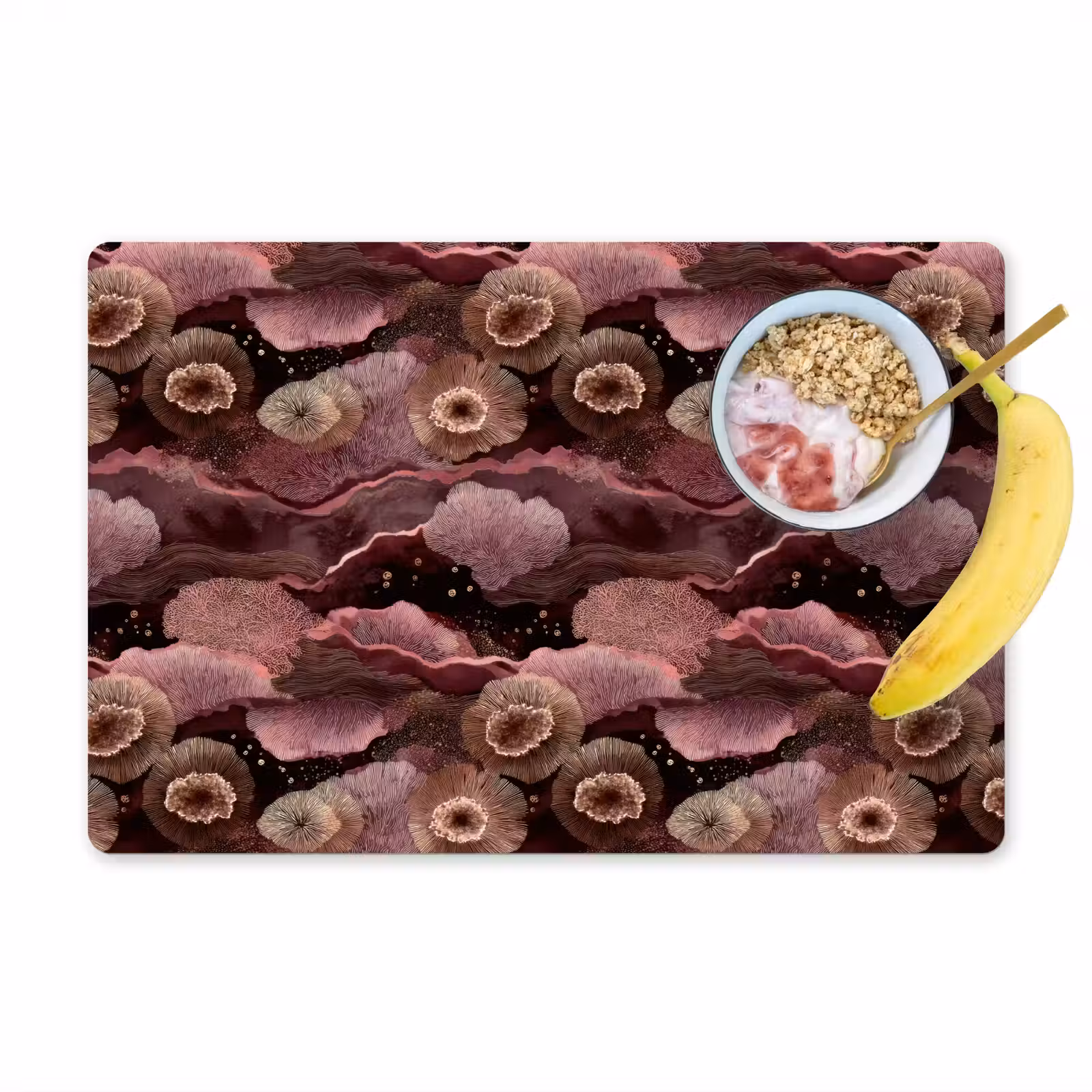 Placemat - 6 stuks - Koraal - Organisch - Roze — 1