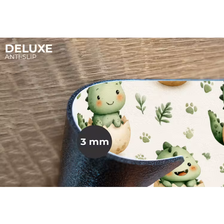 Placemat - 6 stuks - Dino - Eieren - Groen — 4