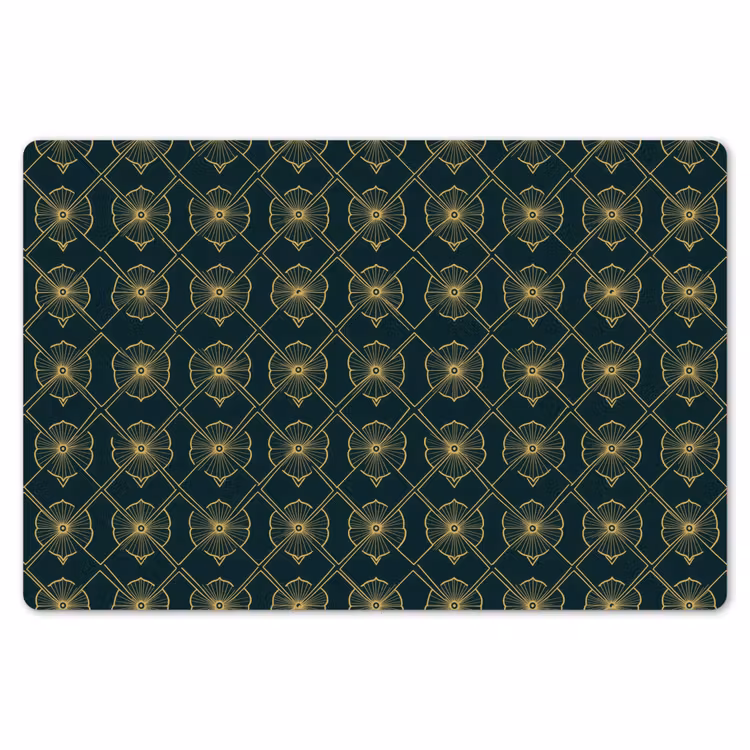 Placemat - 6 stuks - Geometrisch - Elegant - Groen — 7