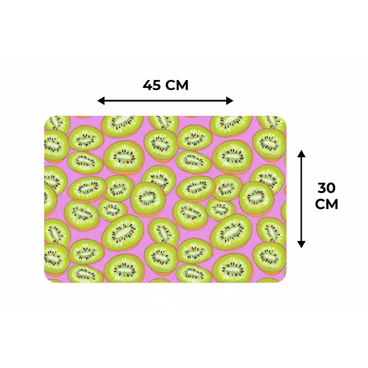 Placemat - 6 stuks - Kiwi - Speels - Groen — 3