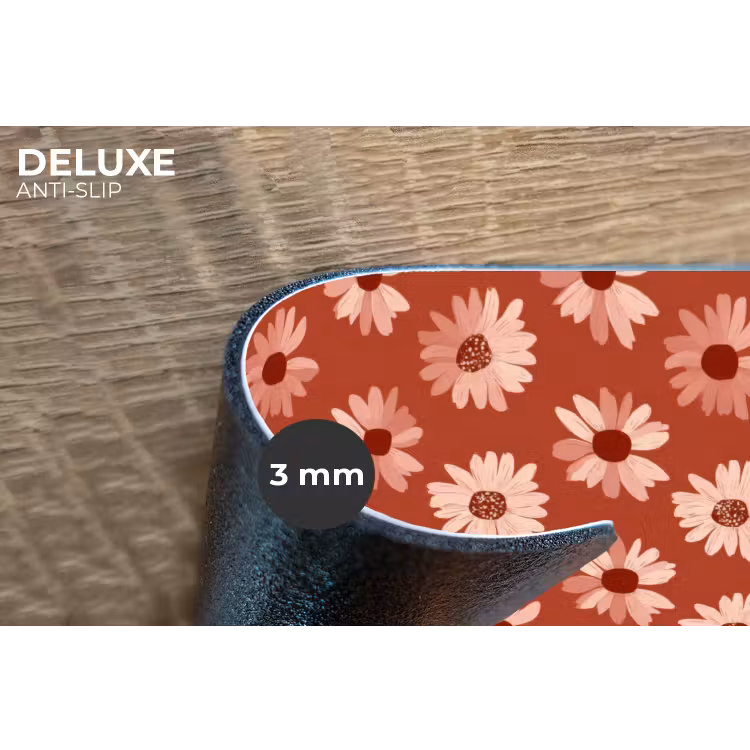 Placemat - 6 stuks - Madelief - Retro - Terracotta — 4
