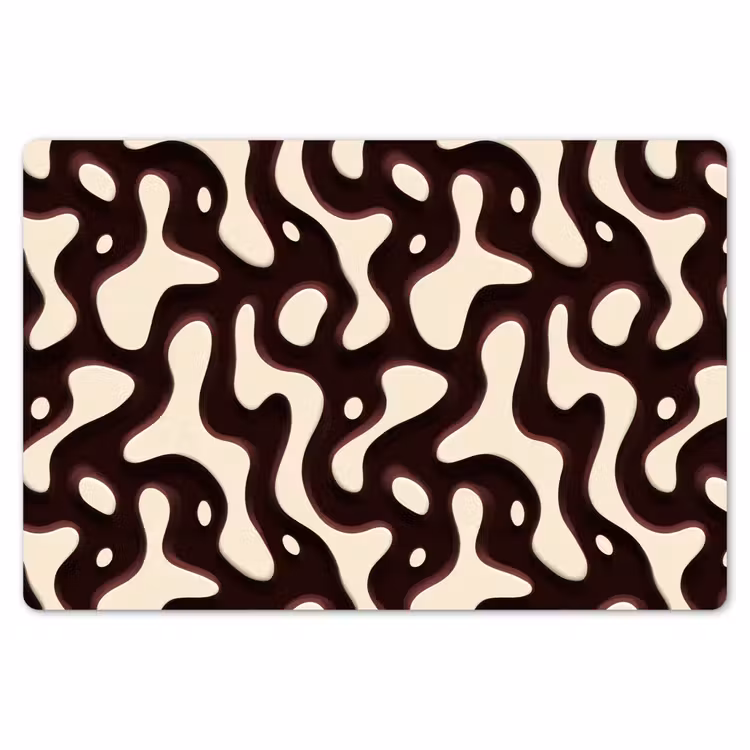 Placemat - 6 stuks - Organisch - Krachtig - Bruin — 7
