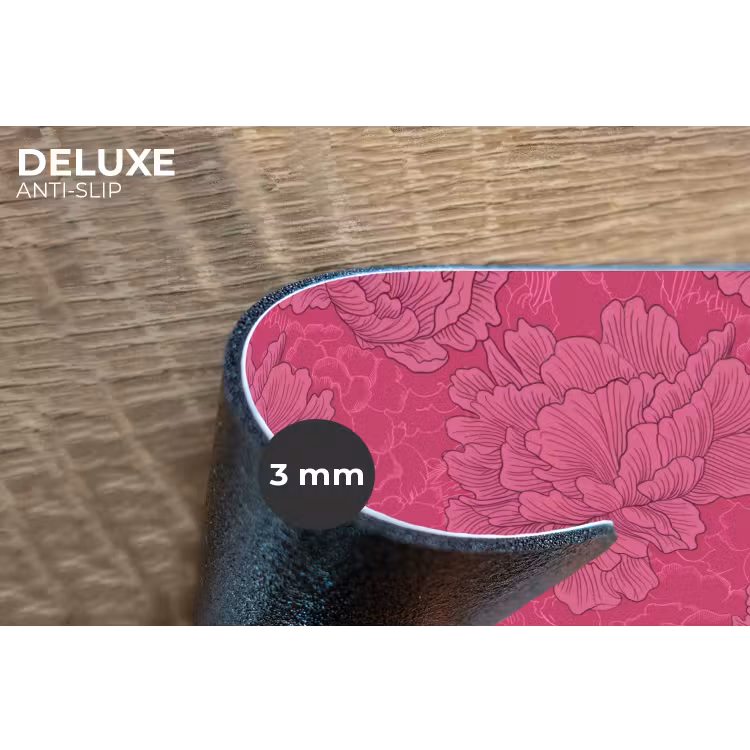 Placemat - 6 stuks - Pioenrozen - Energiek - Roze — 4