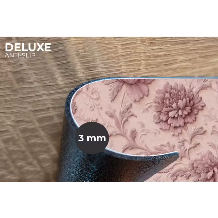 Placemat - 6 stuks - Reliëf - Pioenrozen - Roze — 4
