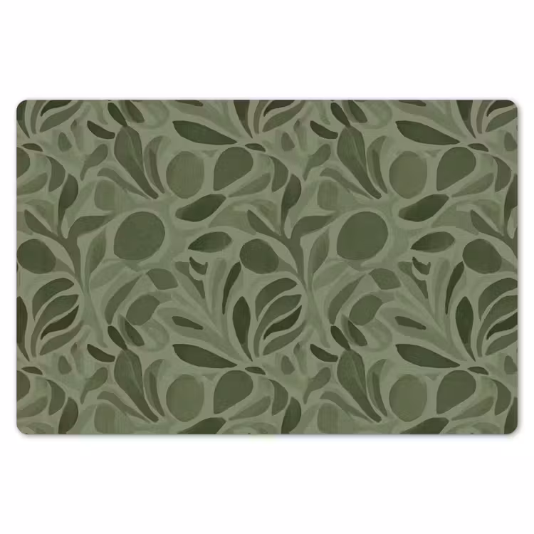 Placemat - 6 stuks - Sereen - Bladeren - Groen — 7