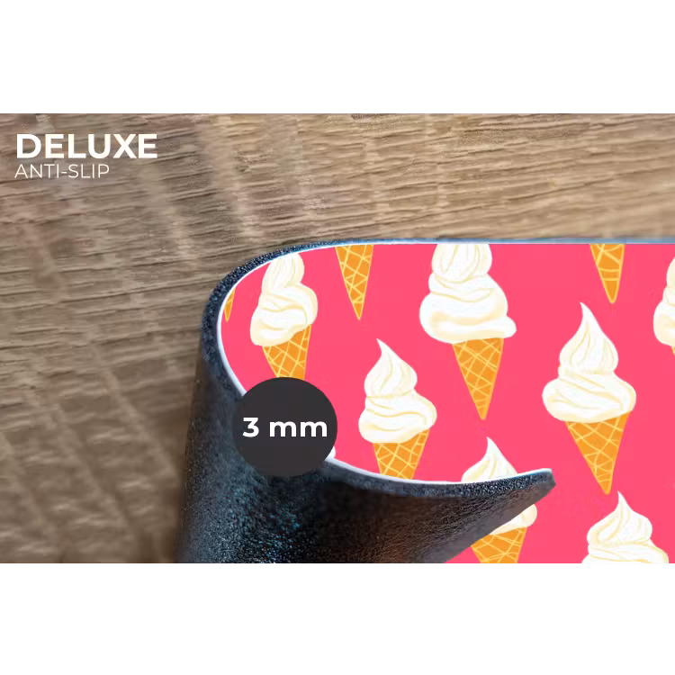 Placemat - 6 stuks - Softijs - Horentje - Roze — 4