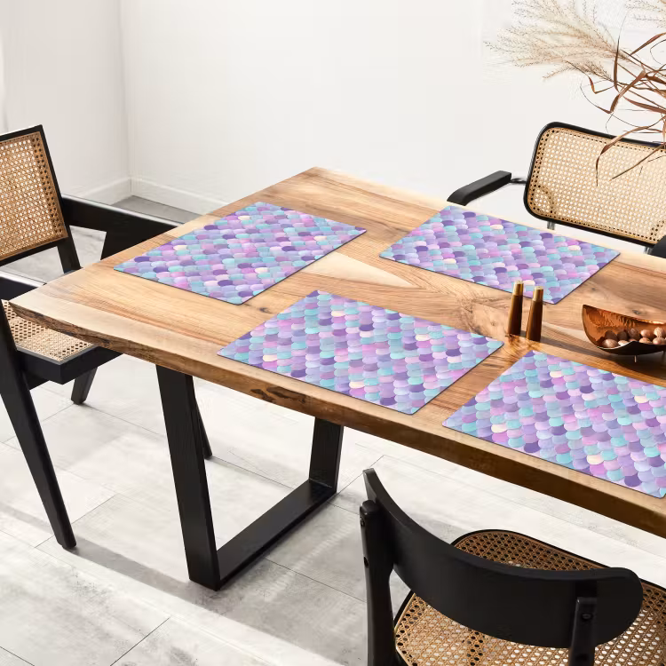 Placemat - 6 stuks - Dromerig - Zeemeermin - Pastel — 5