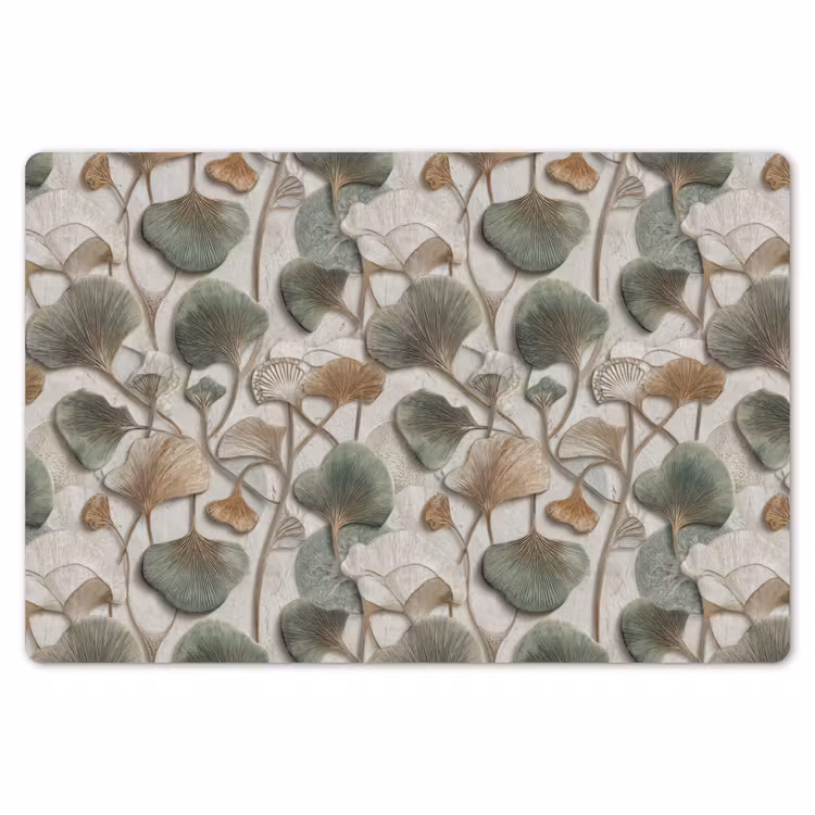 Placemat - 6 stuks - Elegant - Bladeren - Groen — 7