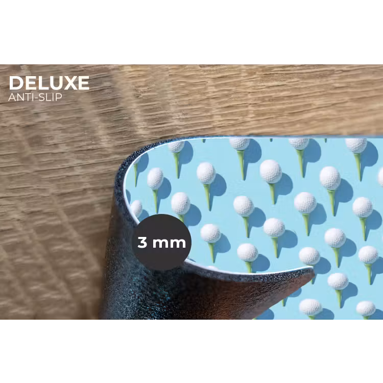 Placemat - 6 stuks - Golf - Ballen - Blauw — 4