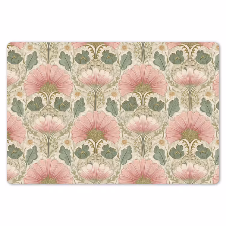 Placemat - 6 stuks - Klassiek - Patroon - Roze — 7