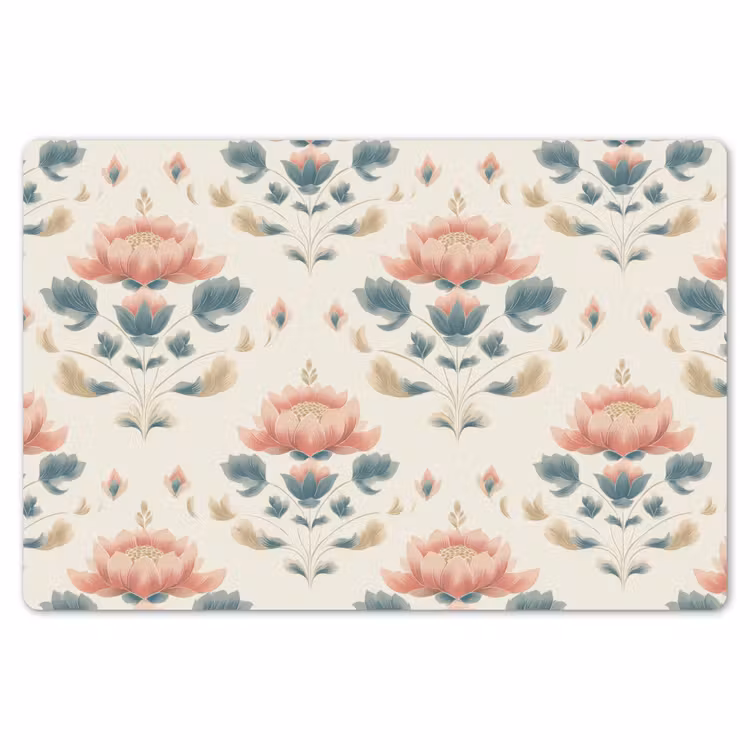 Placemat - 6 stuks - Lotus - Bloemen - Roze — 7
