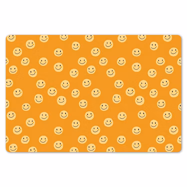Placemat - 6 stuks - Smileys - Retro - Heel — 7
