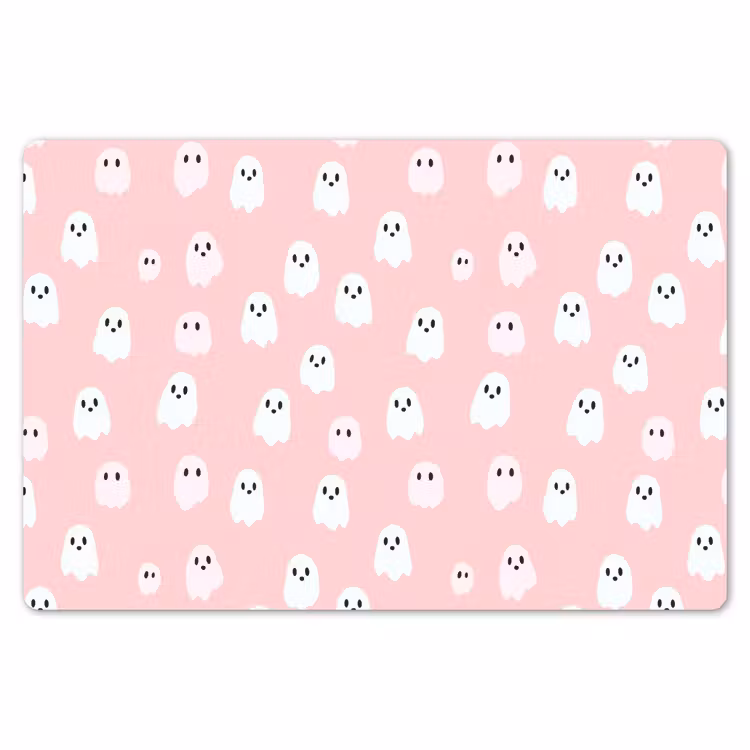 Placemat - 6 stuks - Spookjes - Patroon - Roze — 7
