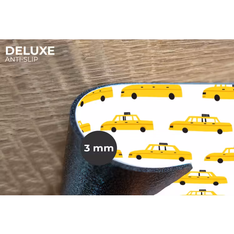Placemat - 6 stuks - Taxi - Iconisch - Geel — 4