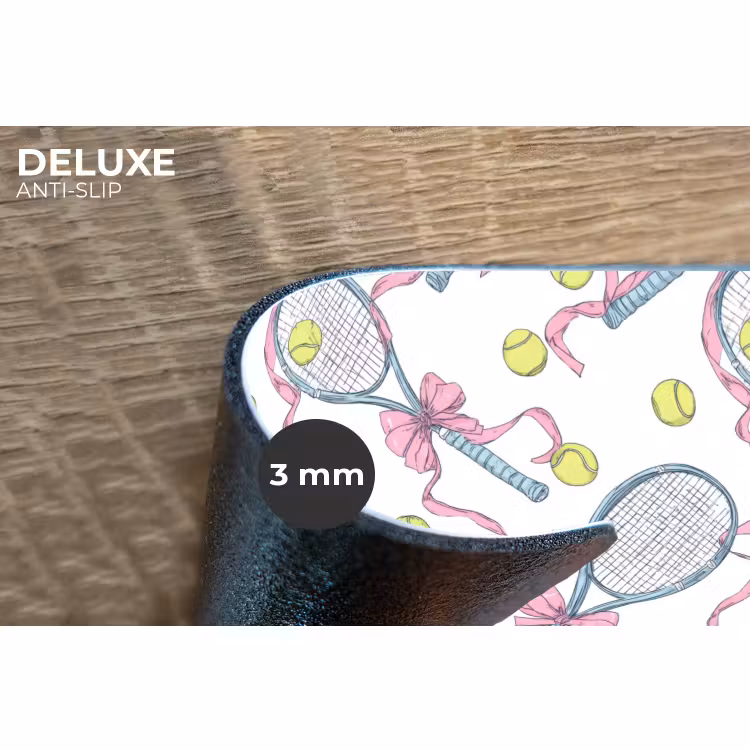 Placemat - 6 stuks - Tennis - Strikken - Kleurrijk — 4