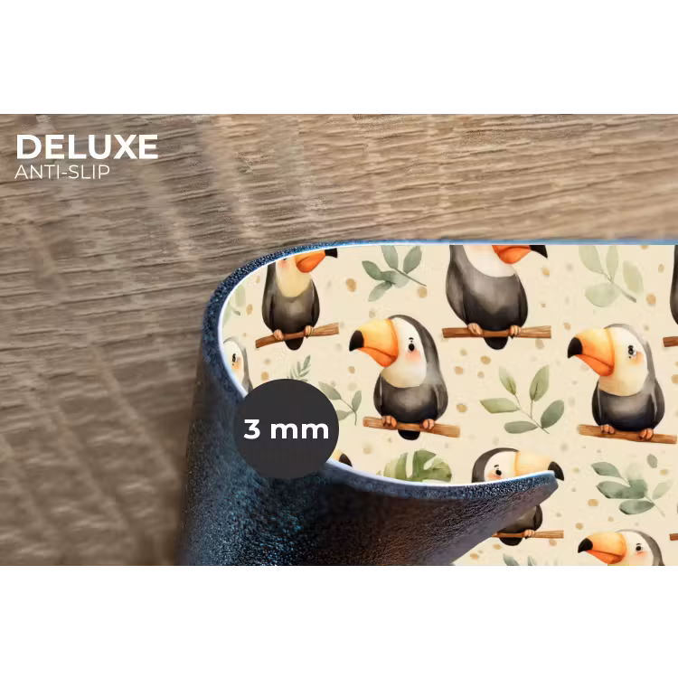 Placemat - 6 stuks - Toekans - Exotisch - Kleurrijk — 4