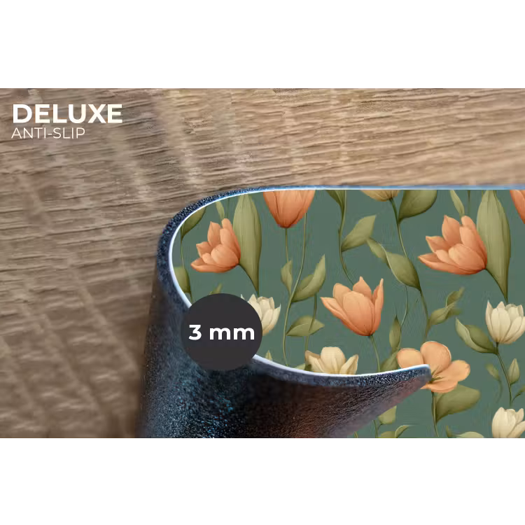 Placemat - 6 stuks - Tulpen - Botanisch - Groen — 4