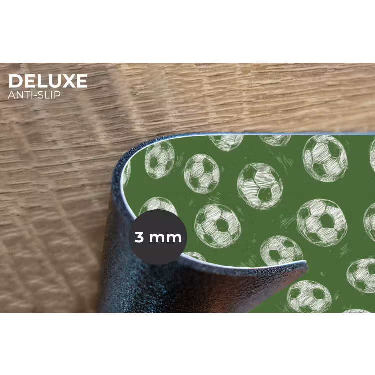 Placemat - 6 stuks - Voetbal - Sport - Groen — 4