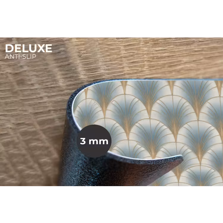 Placemat - 6 stuks - Waaier - Klassiek - Blauw — 4