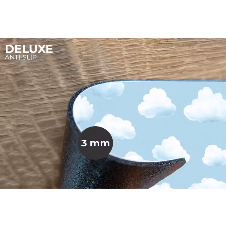Placemat - 6 stuks - Wolken - Illustratie - Blauw — 4